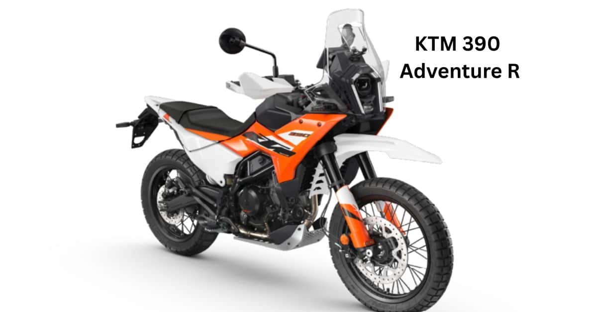 KTM 390 Adventure R showcased with off-road setup and rally-inspired design