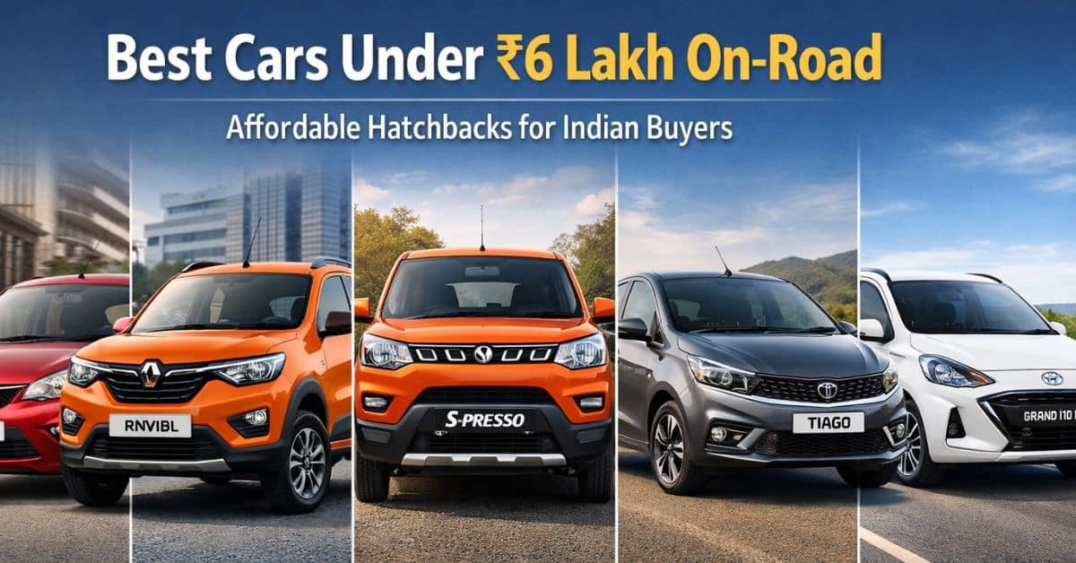 Best cars under 600000 on road price including entry-level hatchbacks in India