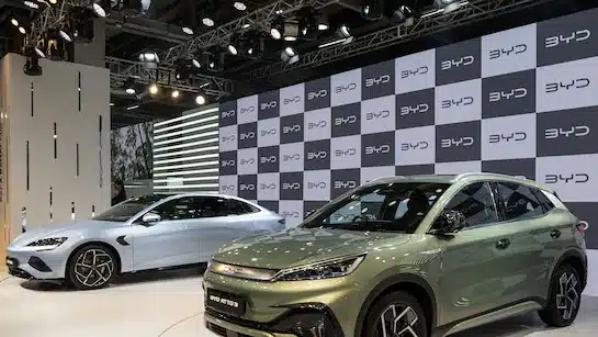 BYD EV model positioned for the Indian passenger vehicle segment