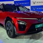 VinFast VF6 electric SUV achieving 5-star Bharat NCAP safety rating on January 22, 2026