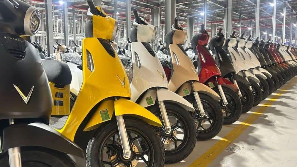 Electric scooter manufacturing facility supporting large-scale production in India