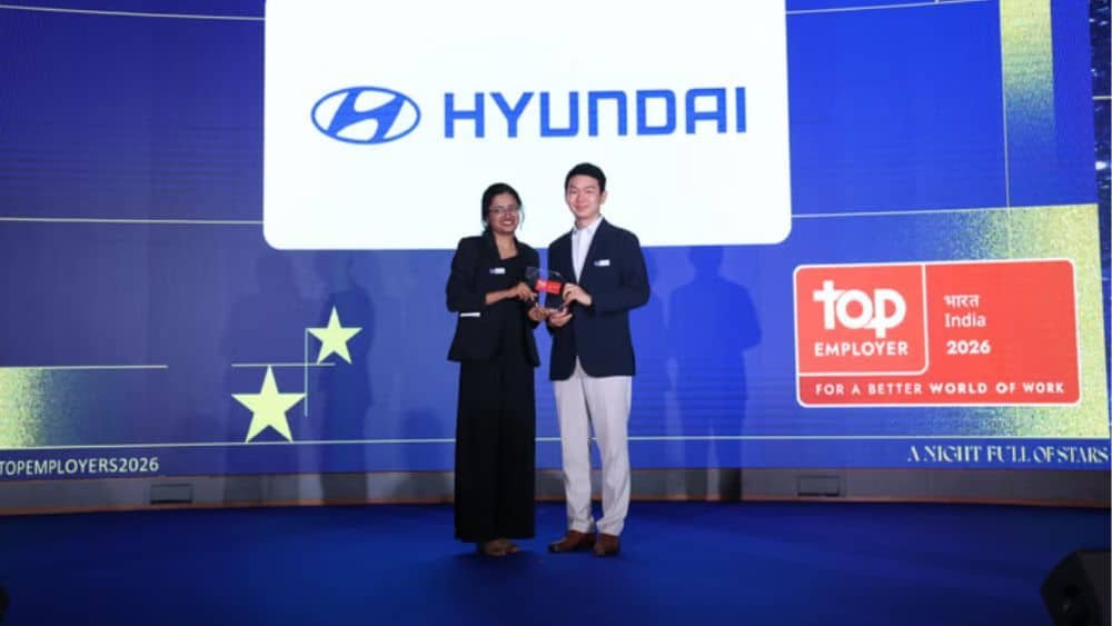 Hyundai Motor India recognised as Top Employer 2026 for third consecutive year
