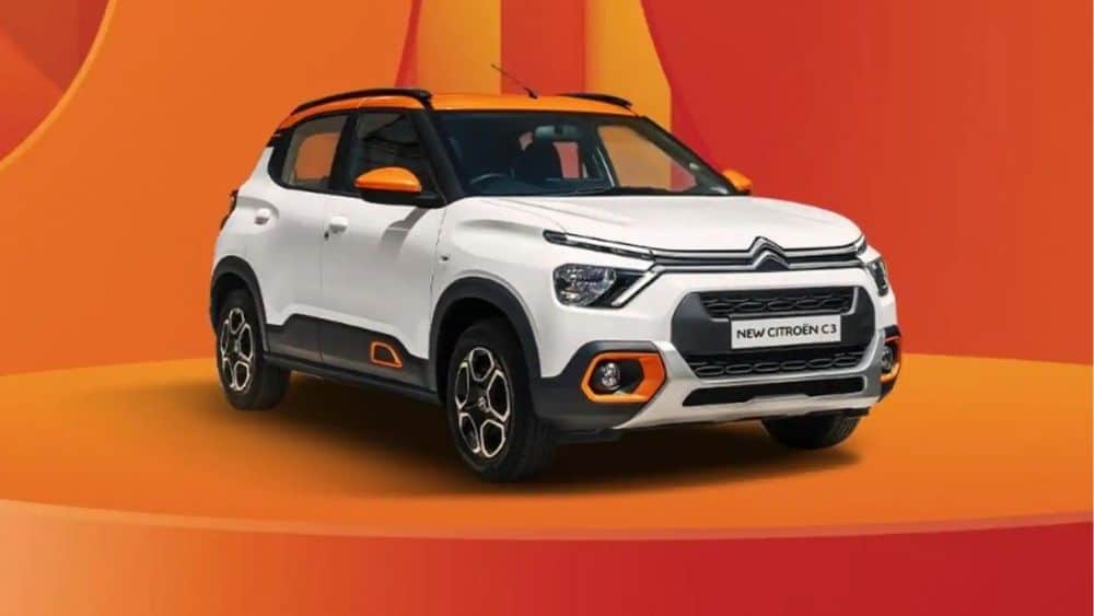 Citroën eC3 electric hatchback parked in Indian city environment in 2026