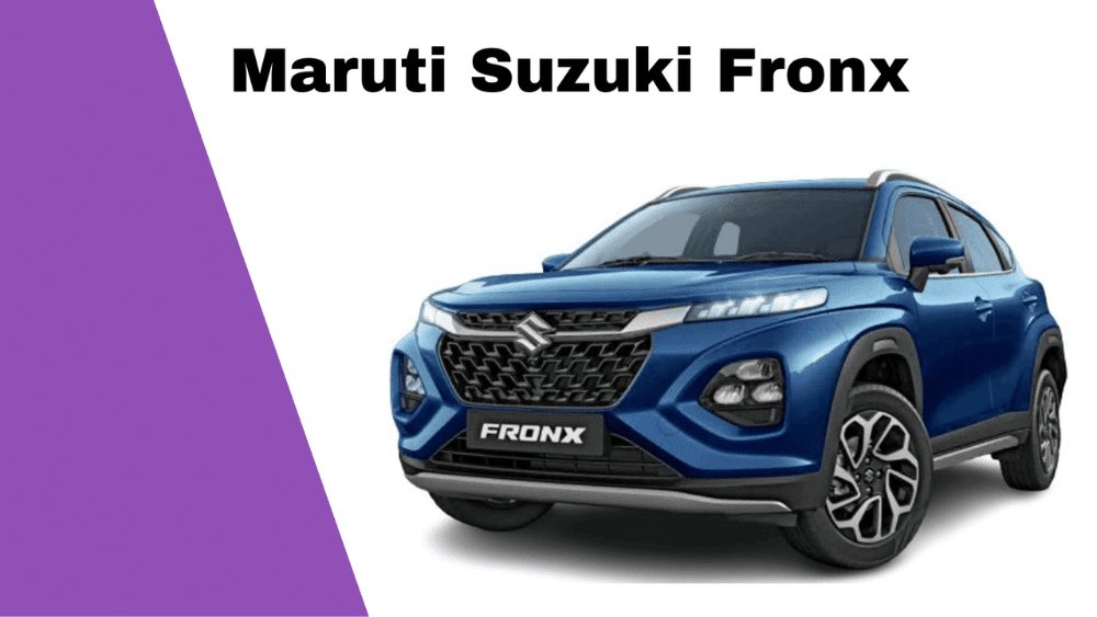 Maruti Suzuki Fronx petrol SUV shown during regular maintenance at a workshop
