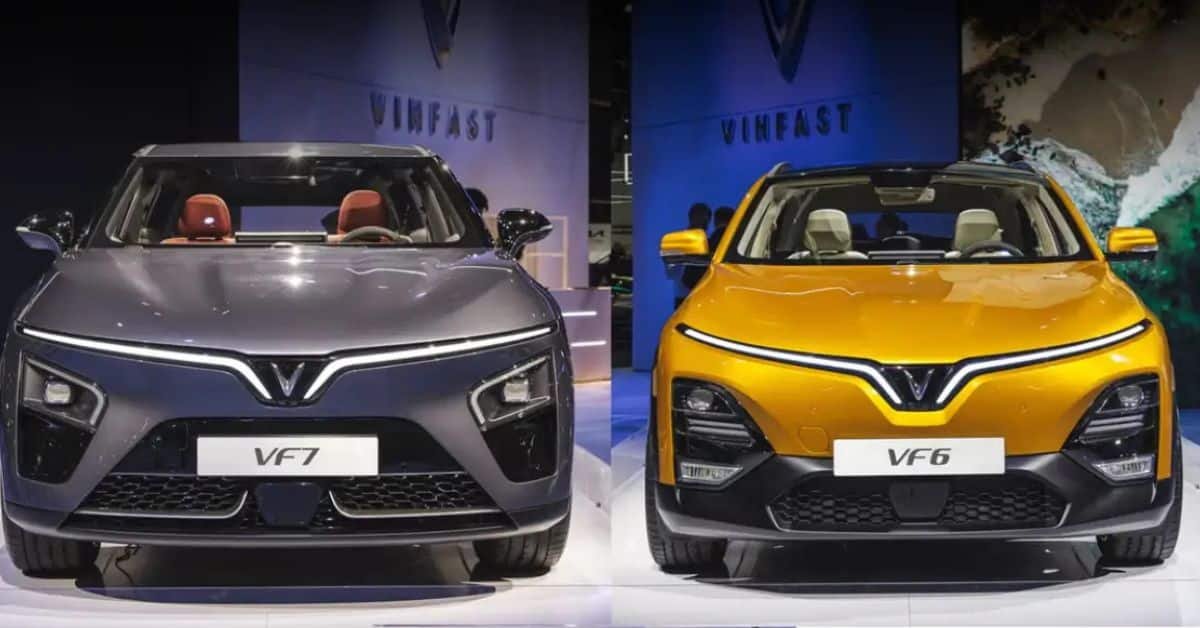 VinFast VF 6 and VF 7 electric SUVs after securing 5-star Bharat NCAP safety rating on January 21, 2026