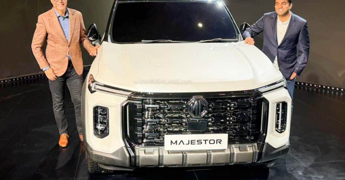 MG Majestor SUV spotted during final testing phase in India, January 2026