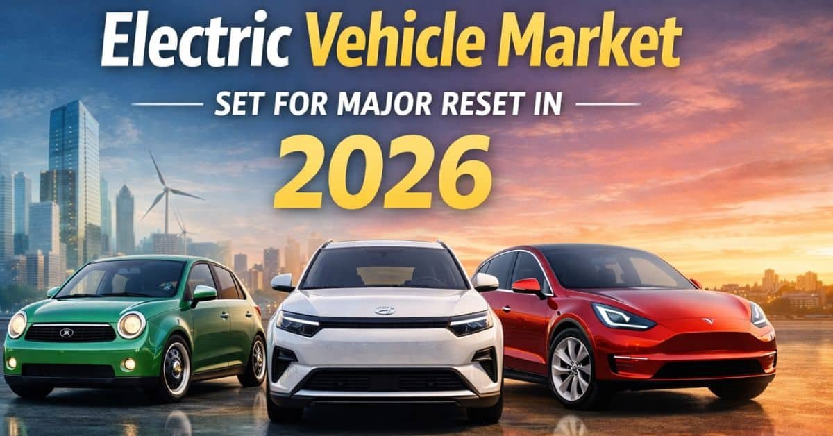Electric vehicles lined up as automakers prepare major EV launches and strategy shifts for 2026