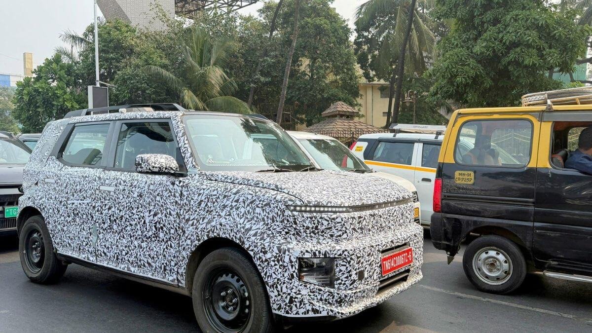 Camouflaged Hyundai SUV spotted testing on Indian roads ahead of a potential future launch