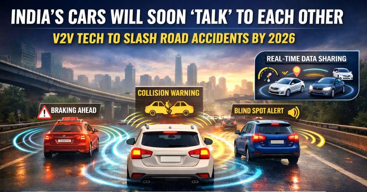 Car-to-Car Communication V2V Technology Enhancing Road Safety in India