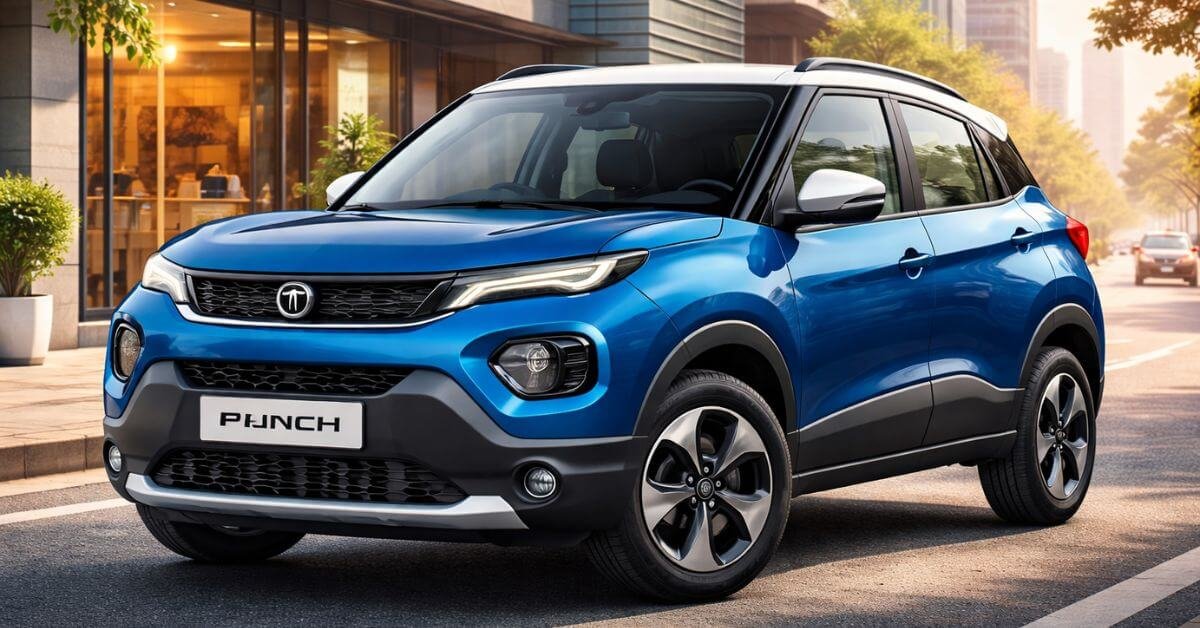 New Tata Punch micro SUV showcasing refreshed exterior design and upgraded interior features in India
