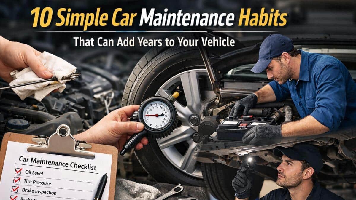 easy car maintenance habits for long-lasting vehicle