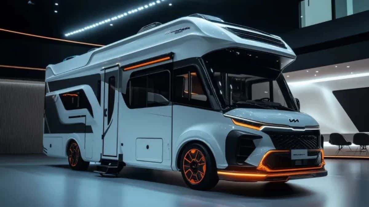 2026 Kia Camper Van showcasing smart interior layout and modern travel-focused design