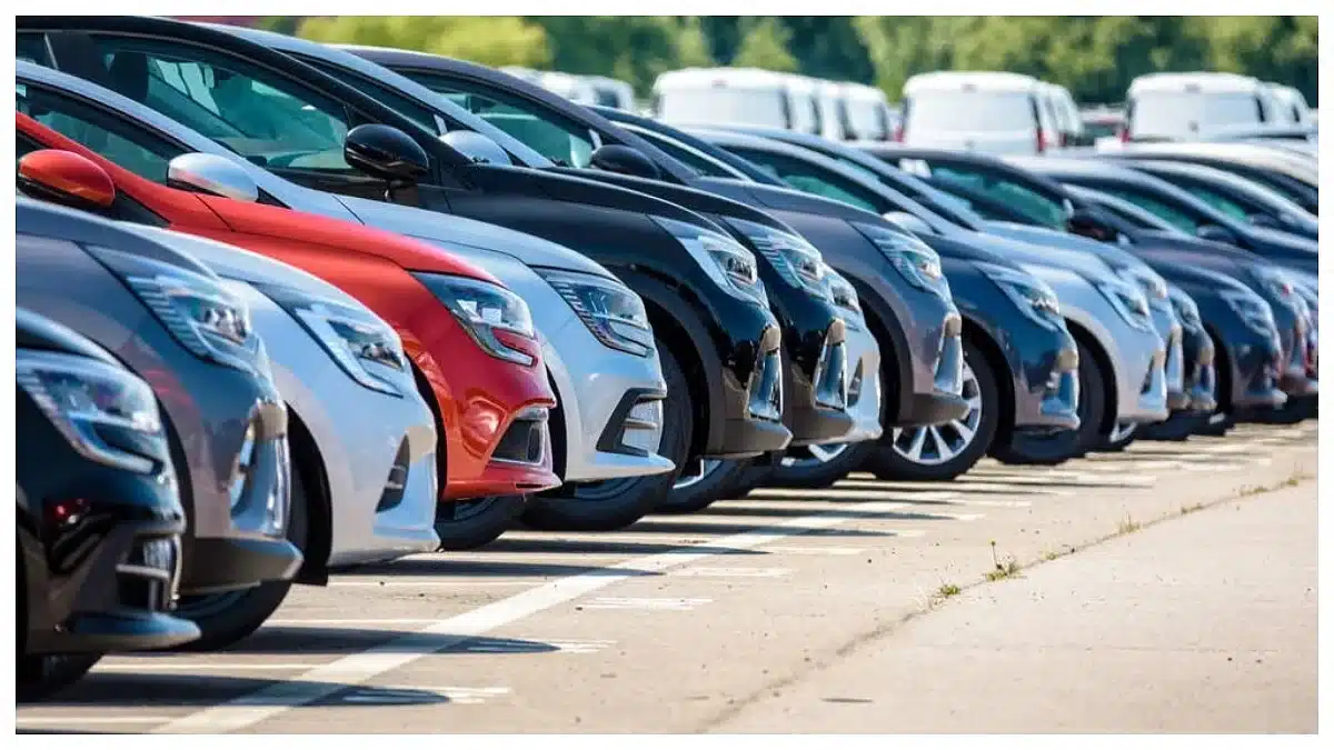 Busy automobile dealership in India reflecting strong vehicle demand in January 2026