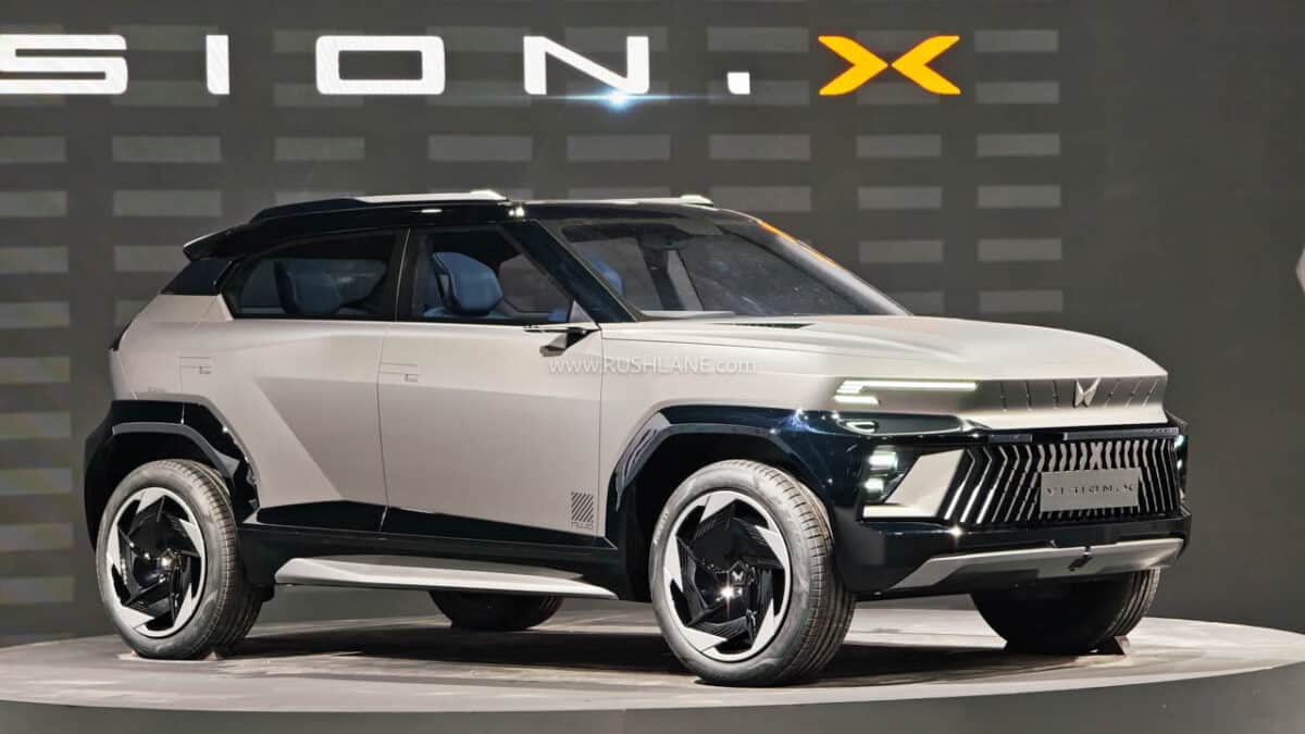 Mahindra Vision X sub-compact SUV concept previewing upcoming production model
