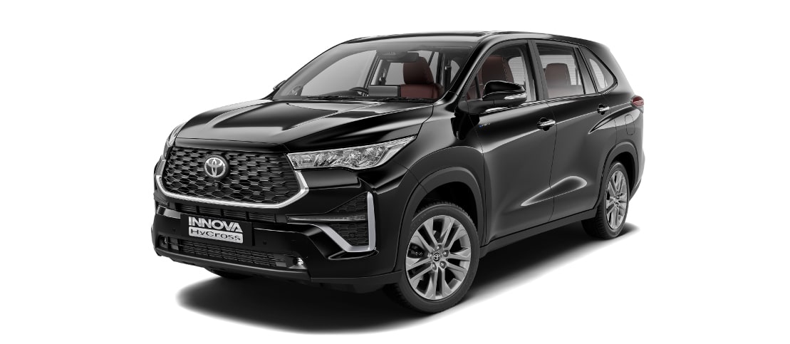 Toyota Innova Hycross Hybrid seven seater MPV with advanced self charging hybrid technology in India.