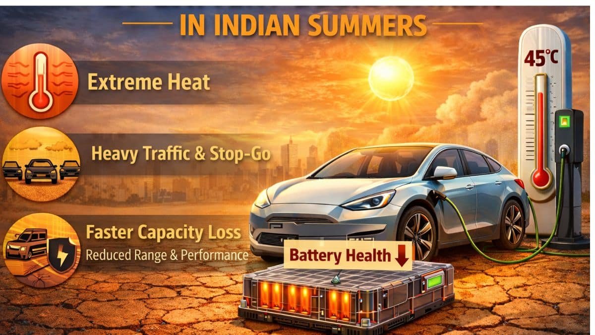 EV battery performance after prolonged exposure to Indian summer heat