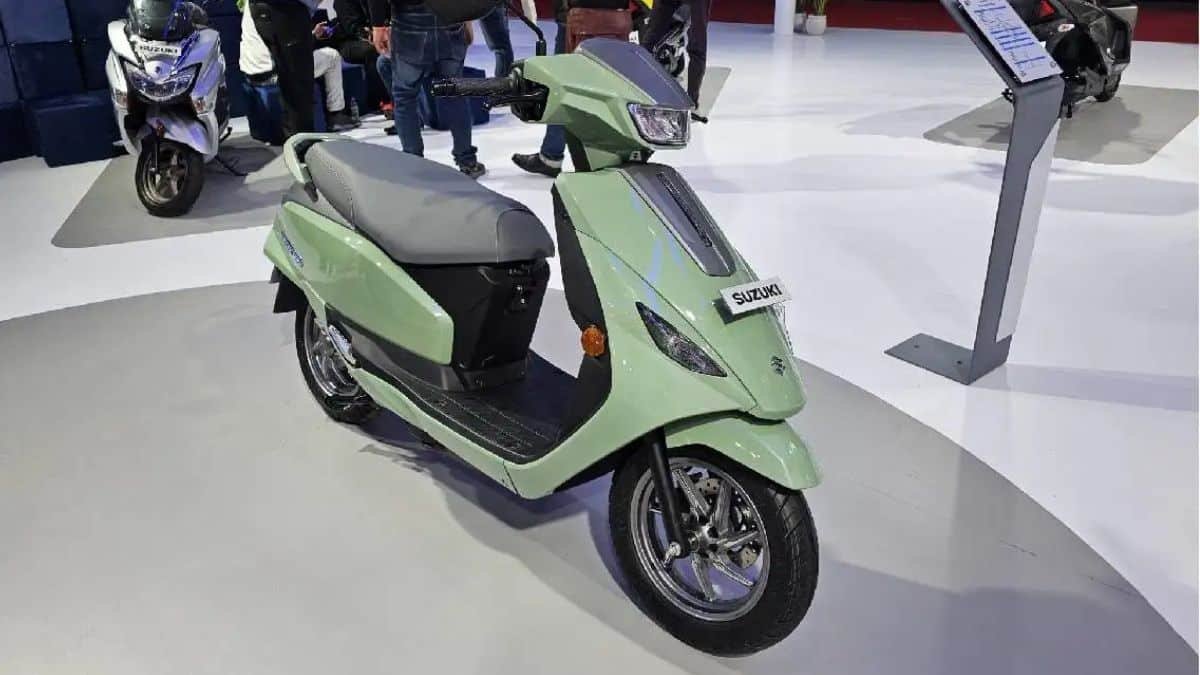 Suzuki e-Access electric scooter India delivery milestone
