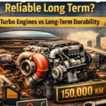 Small turbo petrol engine inside modern Indian compact SUV
