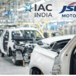 Automobile assembly line showing car interior systems production at an Indian auto component manufacturing plant