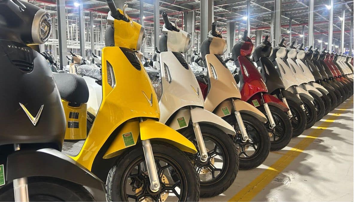 VinFast electric scooters showcased for India and Southeast Asia market expansion