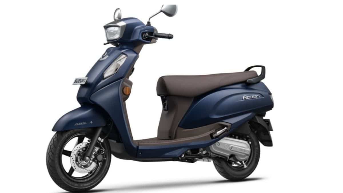 Suzuki Access scooter with anti-lock braking system (ABS) introduced for improved braking safety
