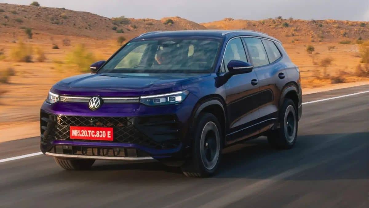Volkswagen Tayron R-Line SUV exterior ahead of India launch