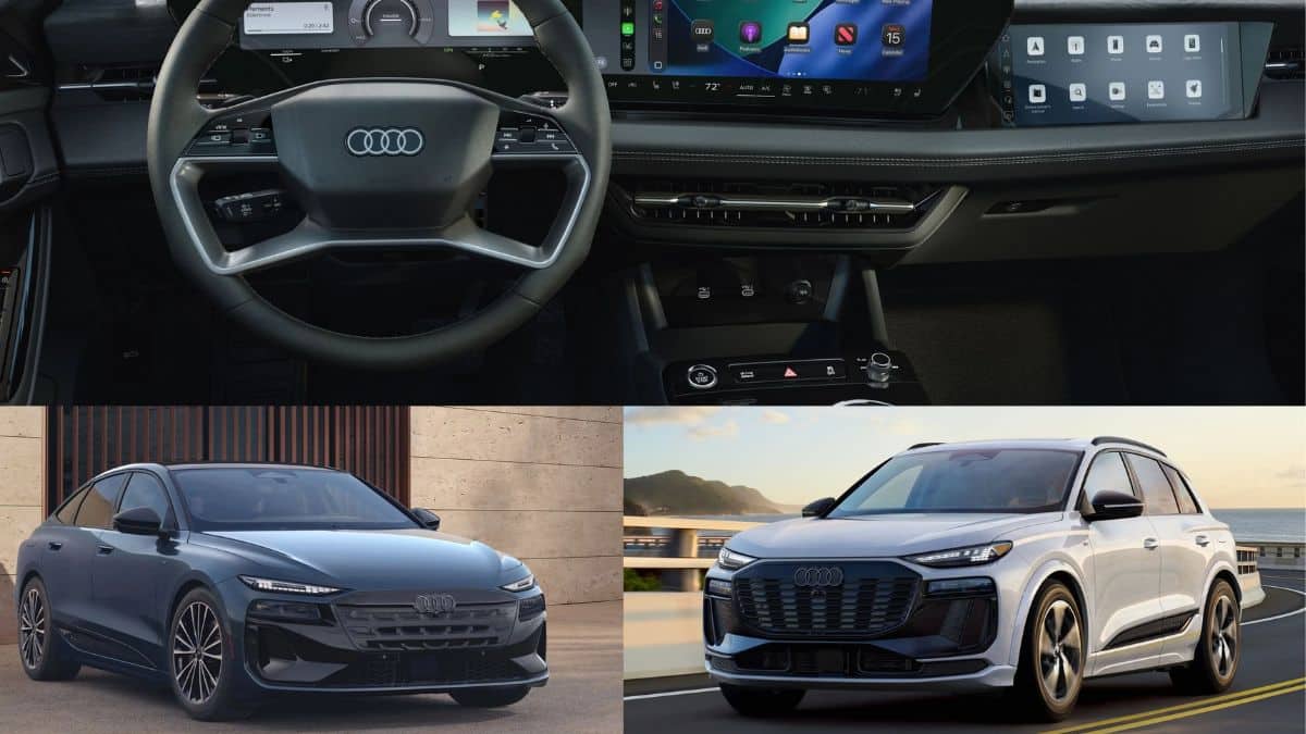 2027 Audi A6 e-tron and Q6 e-tron showcasing updated electric design and advanced technology features