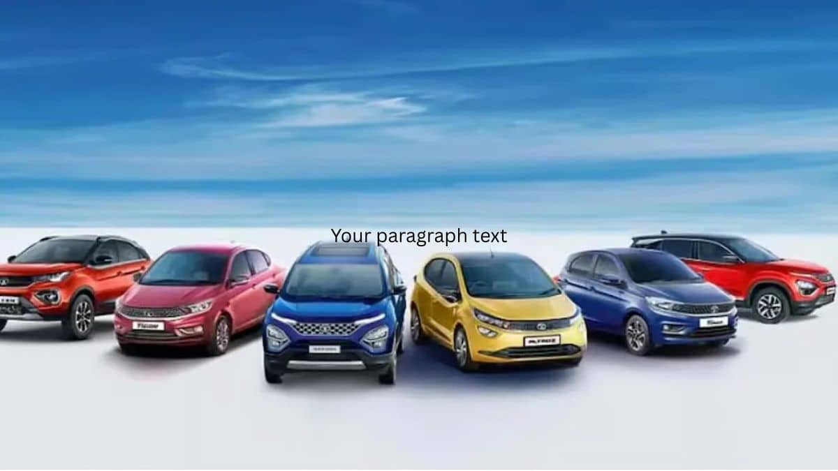 Tata Motors passenger vehicles showcased at a dealership reflecting strong January 2026 sales performance