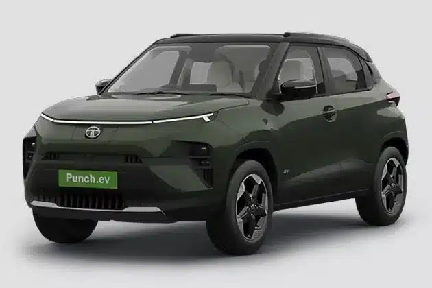Refreshed Tata Punch EV ahead of its February 20 unveil showcasing updated design and electric SUV styling