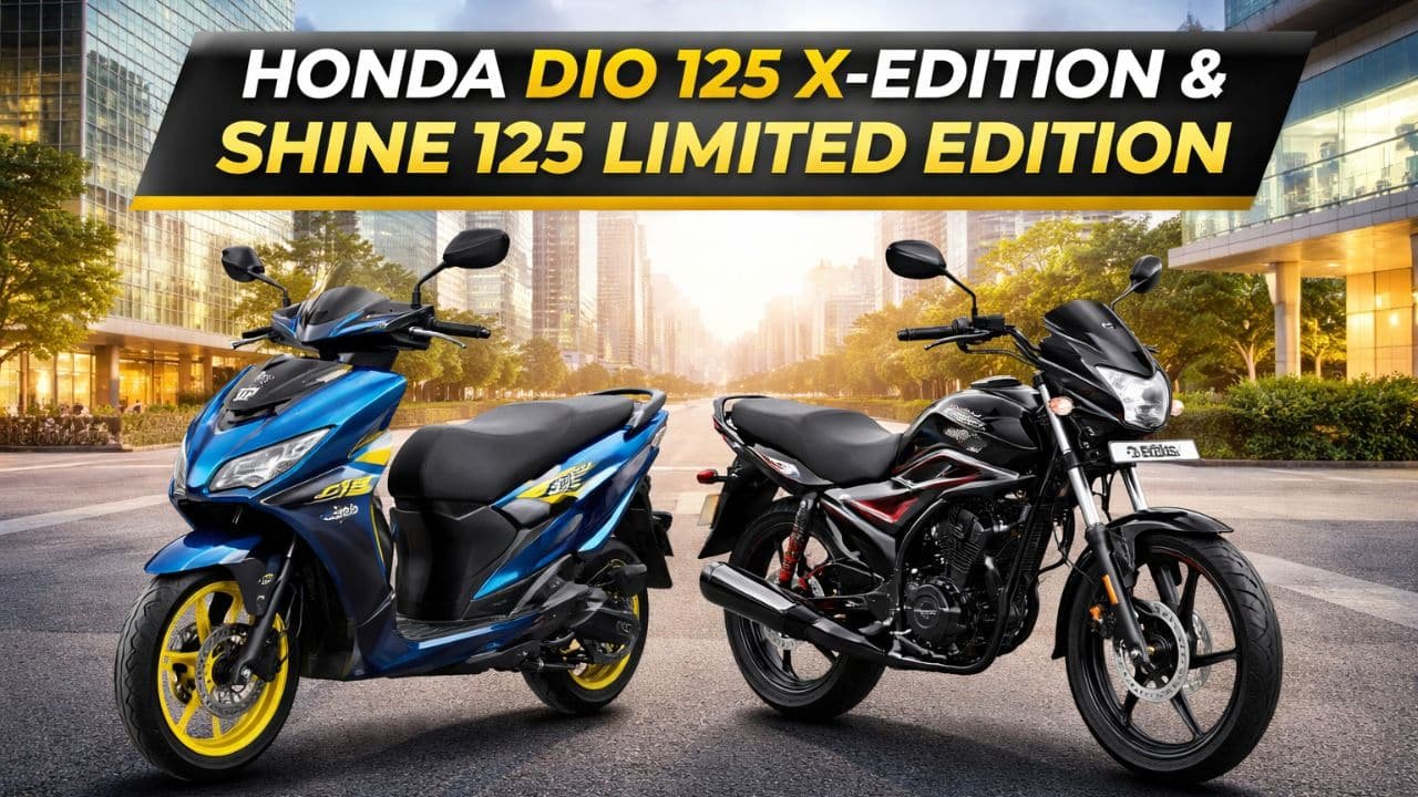 Honda Dio 125 X-Edition and Shine 125 Limited Edition launched in India with new styling upgrades