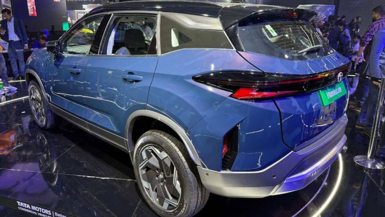 Tata Harrier EV production model revealed ahead of its India launch