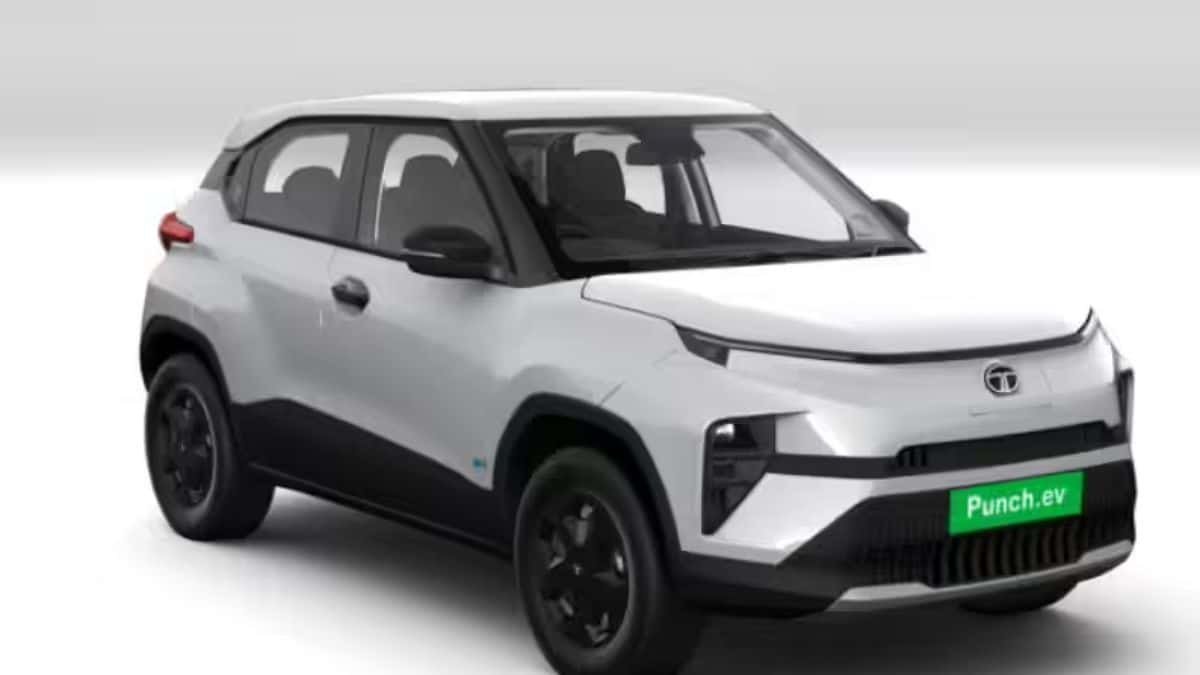Tata Punch.ev electric SUV updated model front view showcasing new design and features in India