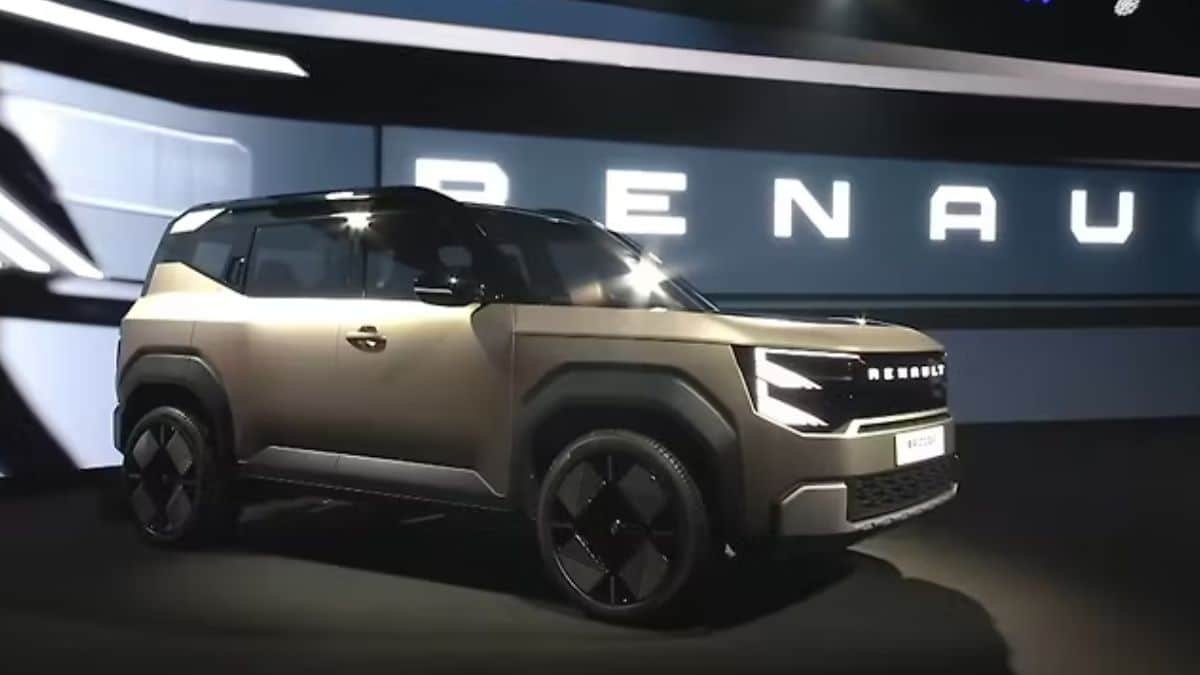 Renault Bridger concept previewing the upcoming compact SUV expected to launch in India with rugged SUV styling.