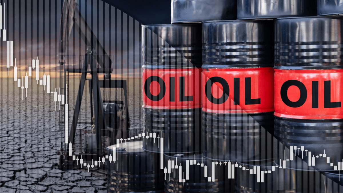 Oil refinery and storage tanks symbolizing rising global oil prices amid Middle East tensions