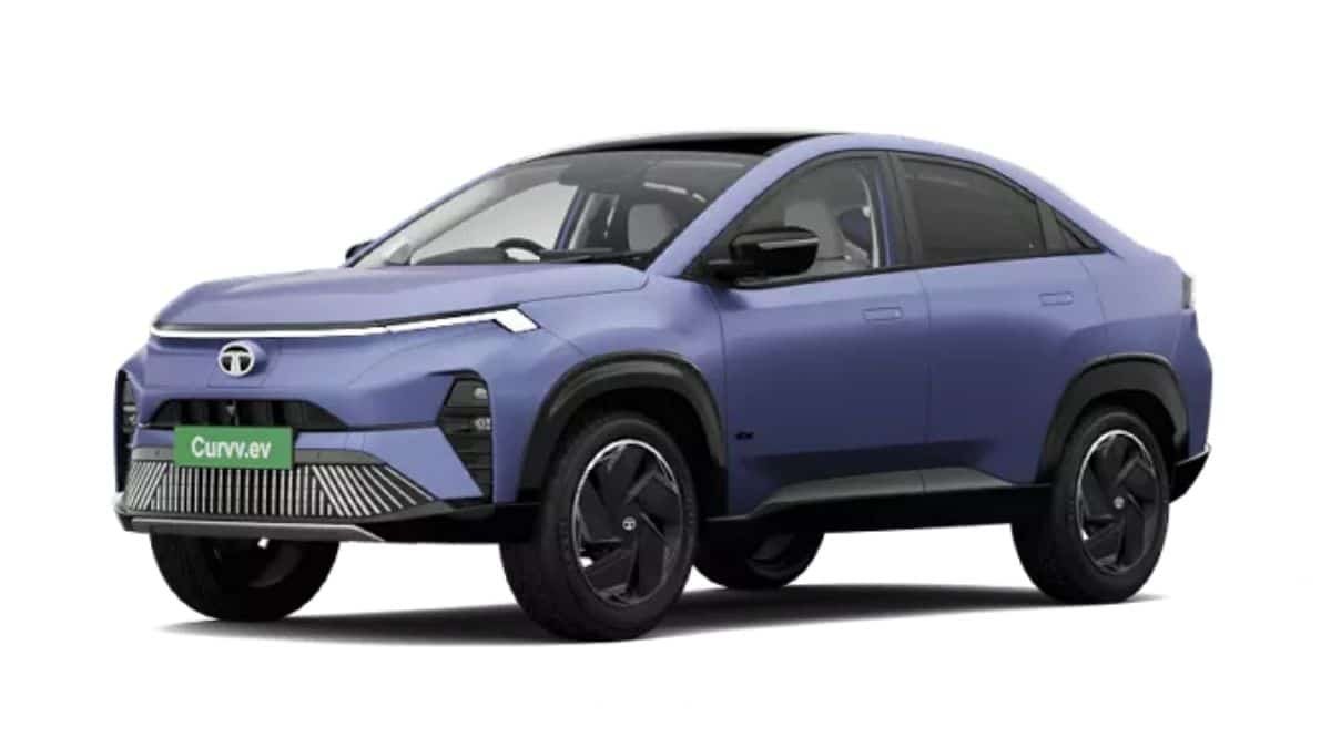 Tata Curvv EV SUV showcased with discount offer up to ₹3.45 lakh highlighting electric car deal in India