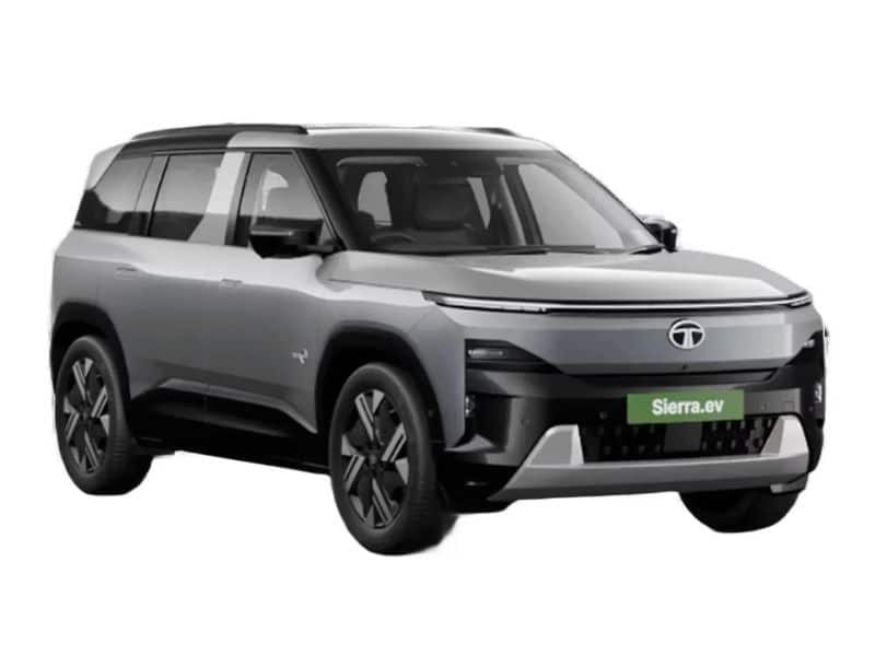 Tata Sierra EV QWD variant in exclusive Nainital Nocturne dark colour